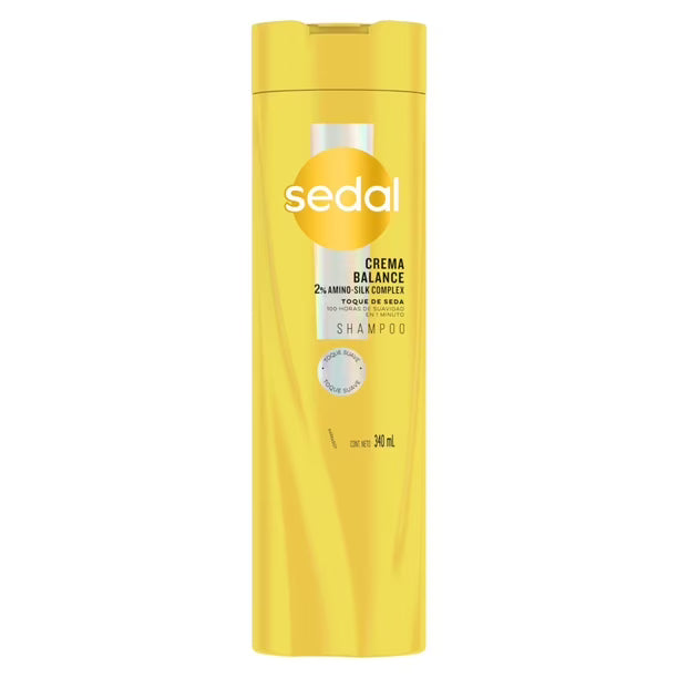 Shampoo Sedal balance toque de seda, 340 ml
