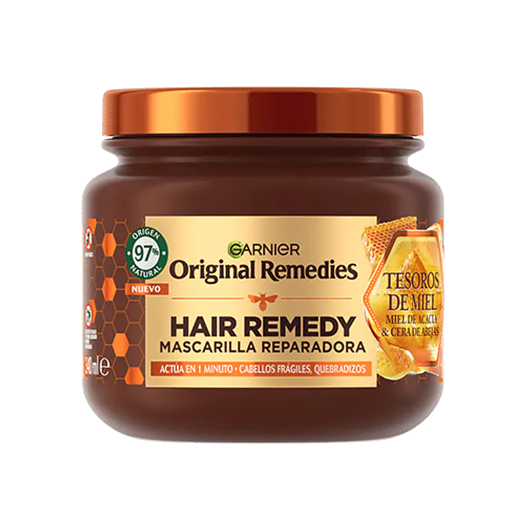 Mascarilla Capilar Original Remedies Tesoros De Miel 300 ML - GARNIER
