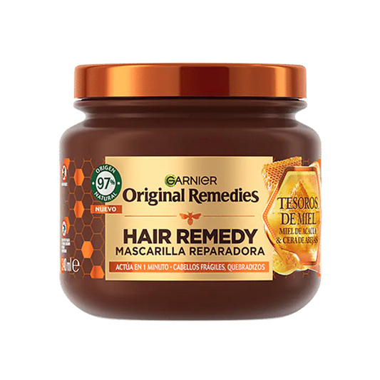 Mascarilla Capilar Original Remedies Tesoros De Miel 300 ML - GARNIER