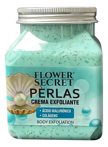 CREMA EXFOLIANTE CORPORAL PERLAS 500 ML | FLOWER SECRET