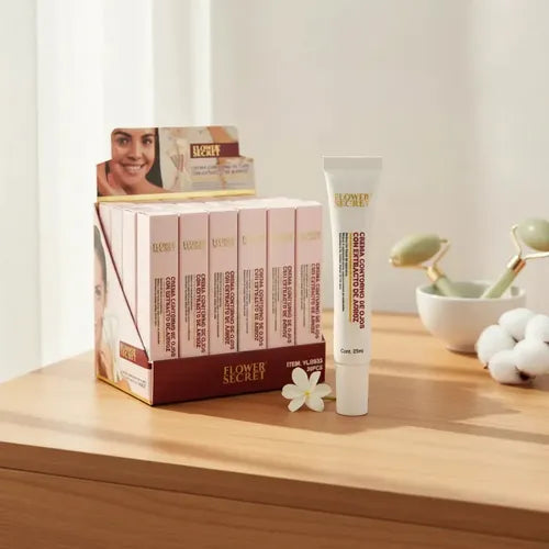 Contorno de Ojos Hidratante Extracto de Arroz Flower Secret 25ml Día Noche