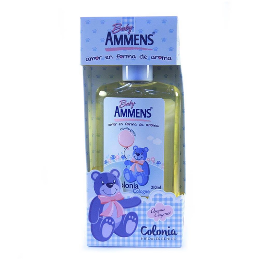 Colonia Original bebé infantil Baby Ammens celeste, 210 ml
