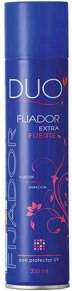 Laca Fijador Extra Fuerte Duo