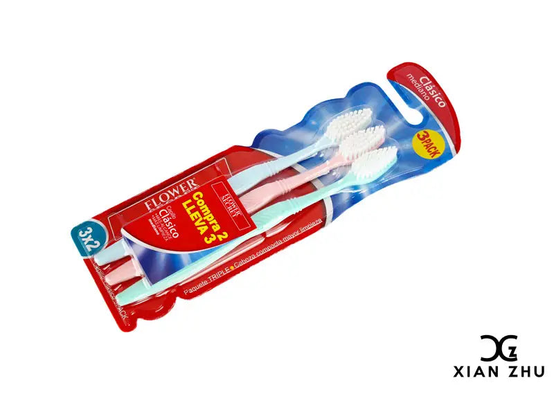 PACK 3 CEPILLOS DE DIENTES ADULTO