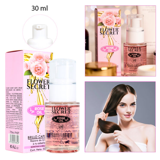 BRILLO REPARADOR CAPILAR DE ROSAS - 30 ML