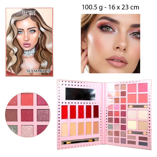 PALETA MAQUILLAJE MULTIFACETICA - 49 COLORES