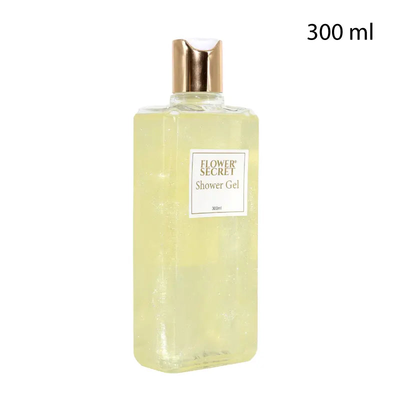 GEL DE DUCHA AMARILLO CON PURPURINA - 300 ML