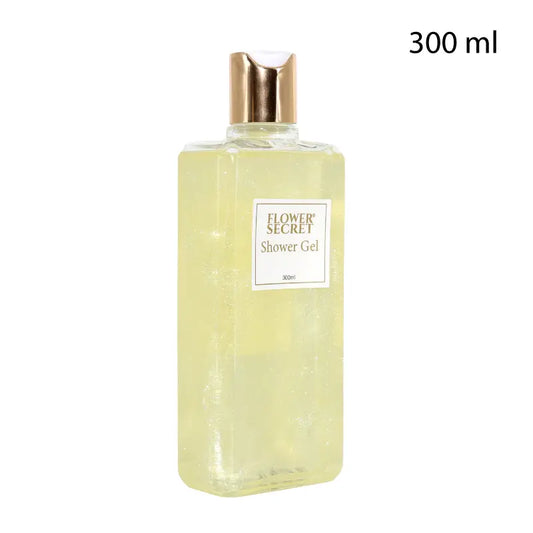 GEL DE DUCHA AMARILLO CON PURPURINA - 300 ML