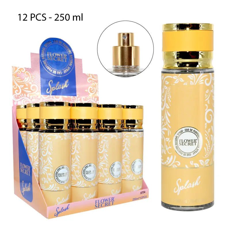 Perfume Splash Árabe para Mujer FLOWER SECRET 250 ml