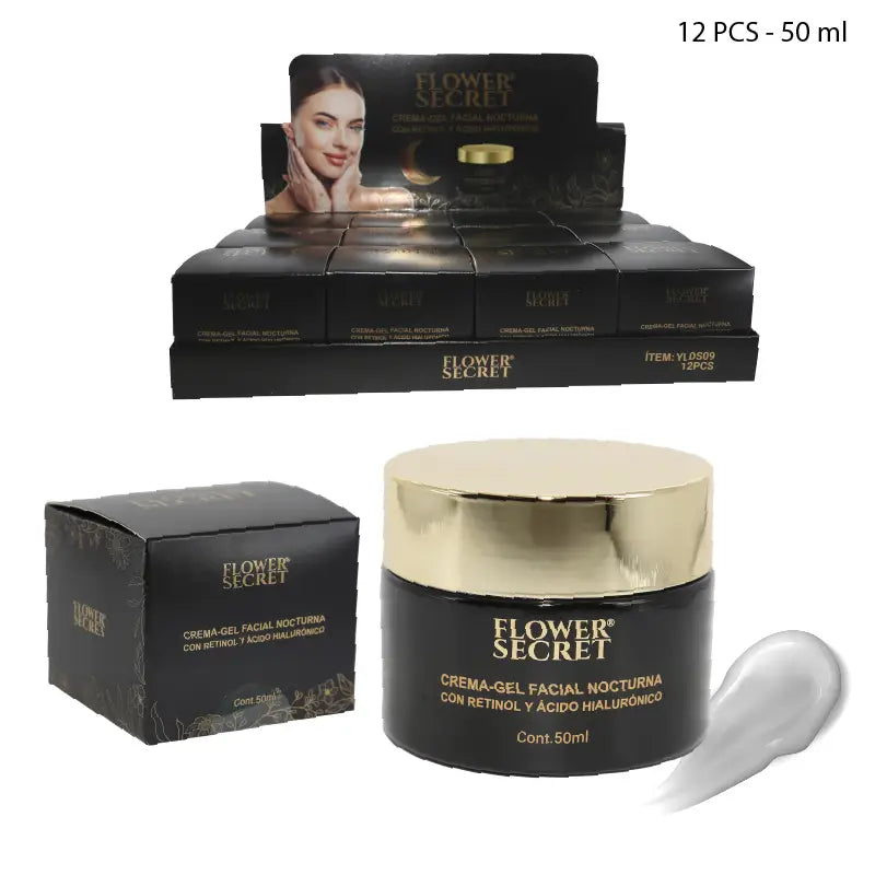 CREMA-GEL FACIAL NOCTURNA CON RETINOL Y ACIDO HIAL
