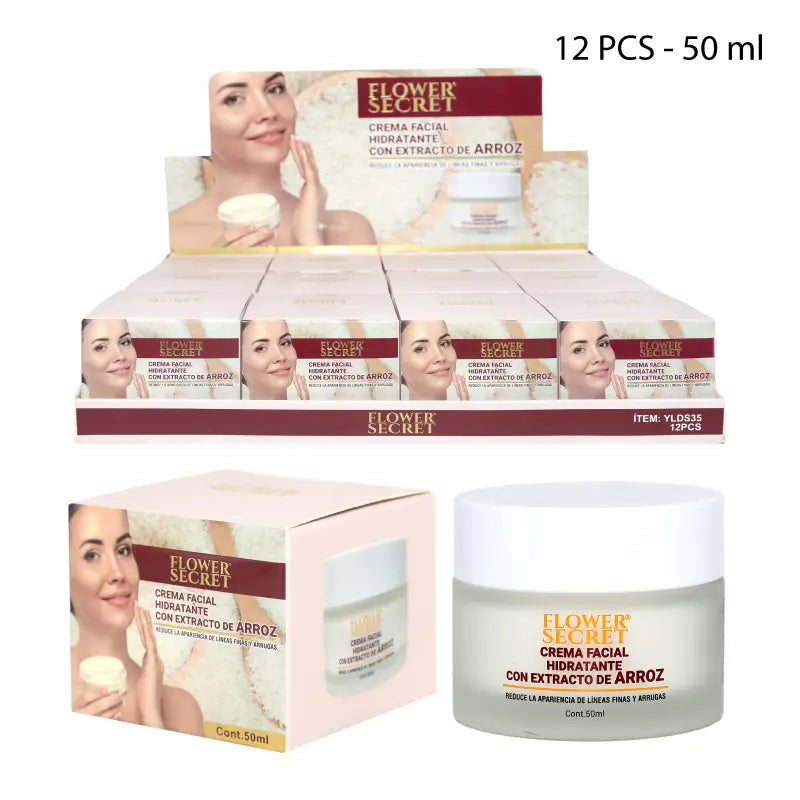 CREMA FACIAL HIDRATANTE DE ARROZ - 50 ML