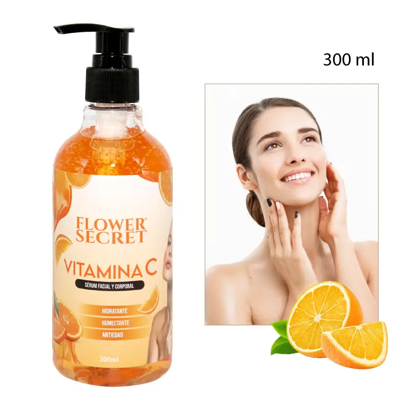 SERUM FACIAL Y CORPORAL CON VITAMINA C - 300 ML
