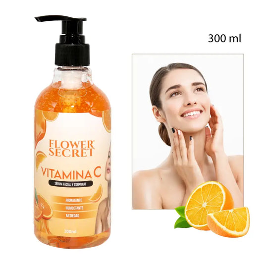 SERUM FACIAL Y CORPORAL CON VITAMINA C - 300 ML